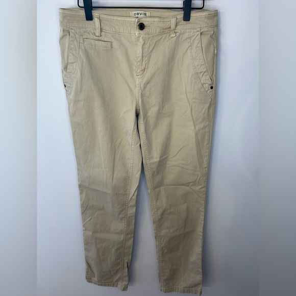 Orvis Women’s Everyday Chinos, Size 8, Khaki Pants, Flat Front, Straight Leg - Picture 1 of 9